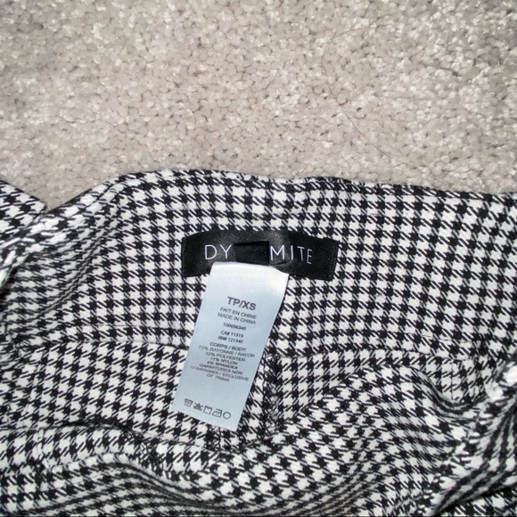 Dynamite Black and White Trousers Size XS - Picture 4 of 4